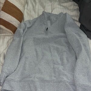 Athleta Forever Fleece Quarter-Zip Sweater